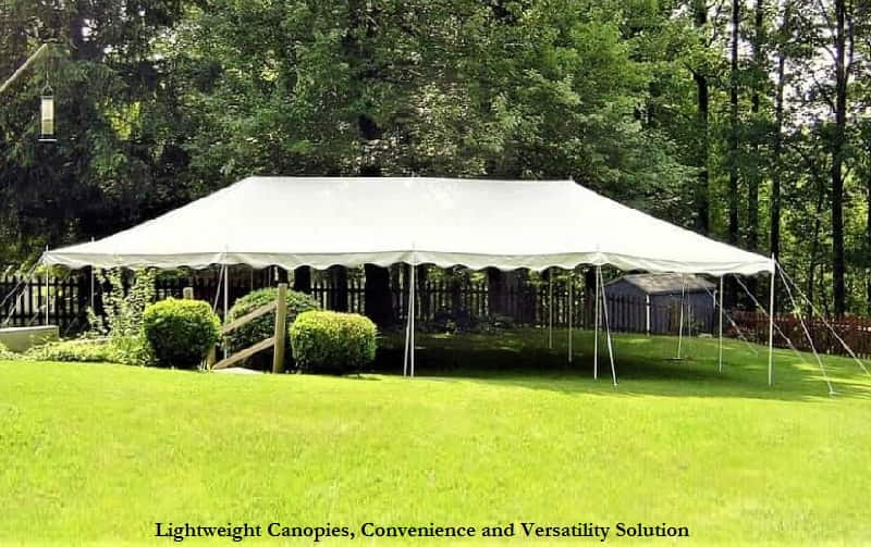 Lightweight Canopies Convenience and Versatility Solution